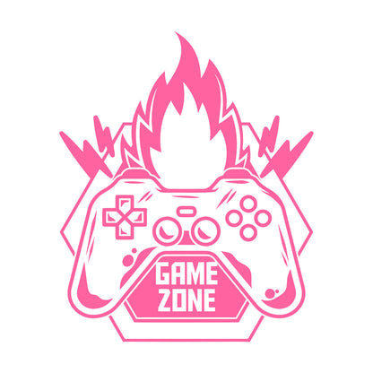 Vinyl Wall Decals Game Zone Fire Video Games Play Boys Window Decals