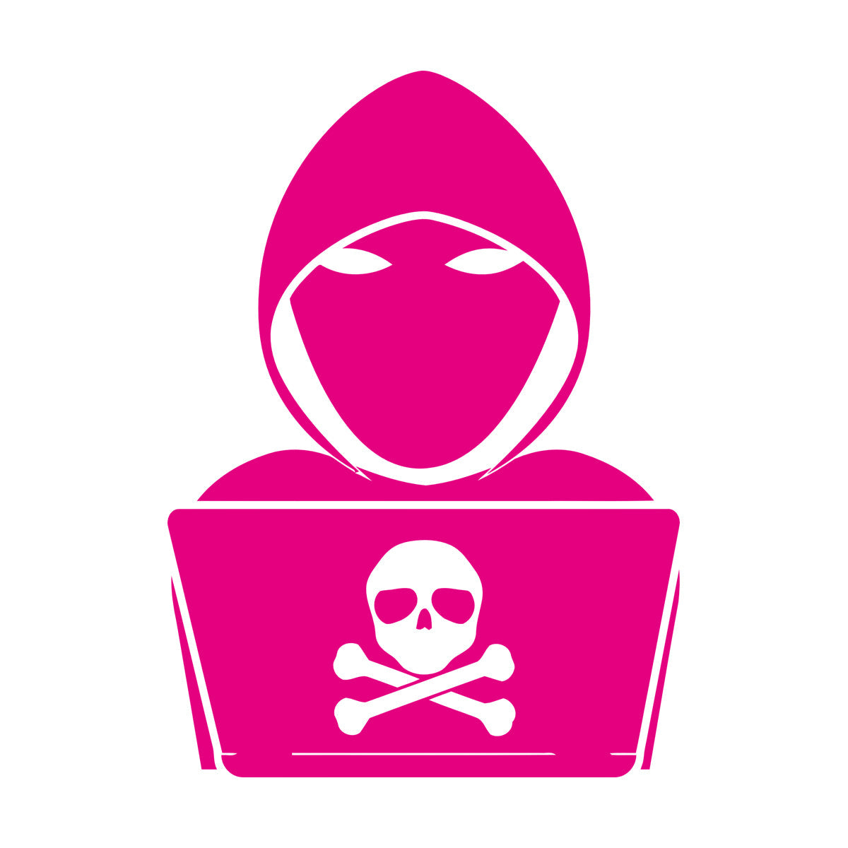 Vinyl Wall Stickers Hacker Cyber Security Laptop Computer Multiple Size Options