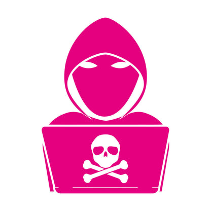 Vinyl Wall Stickers Hacker Cyber Security Laptop Computer Multiple Size Options