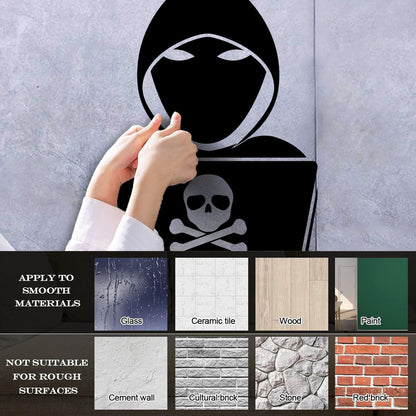 Vinyl Wall Stickers Hacker Cyber Security Laptop Computer Multiple Size Options