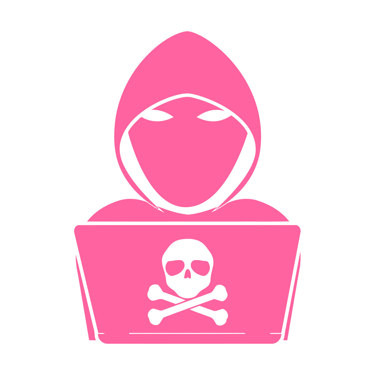 Vinyl Wall Stickers Hacker Cyber Security Laptop Computer Multiple Size Options