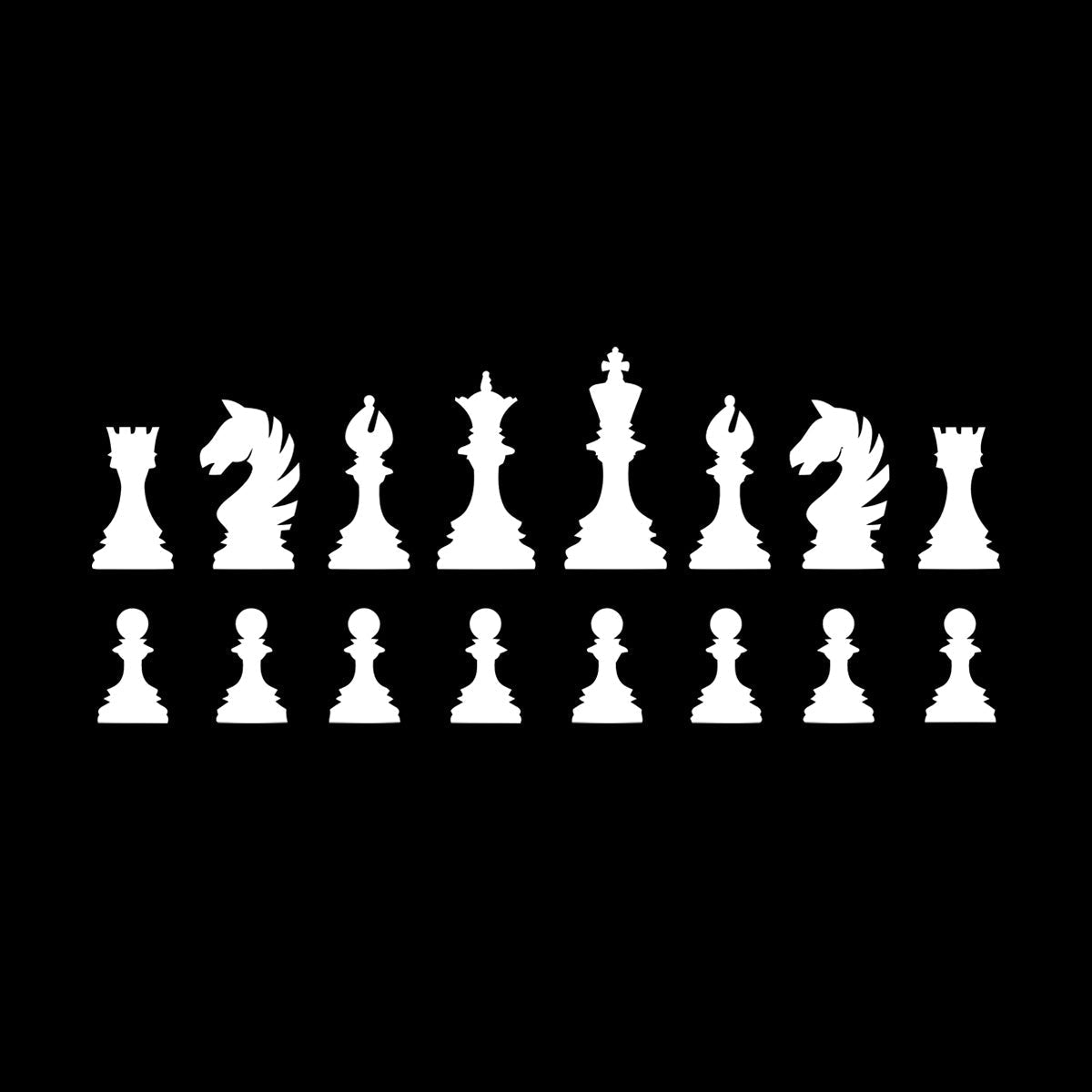 Wall Stickers Intellectual Board Game Sports Chess Pieces Club Pawn Queen Window Decals