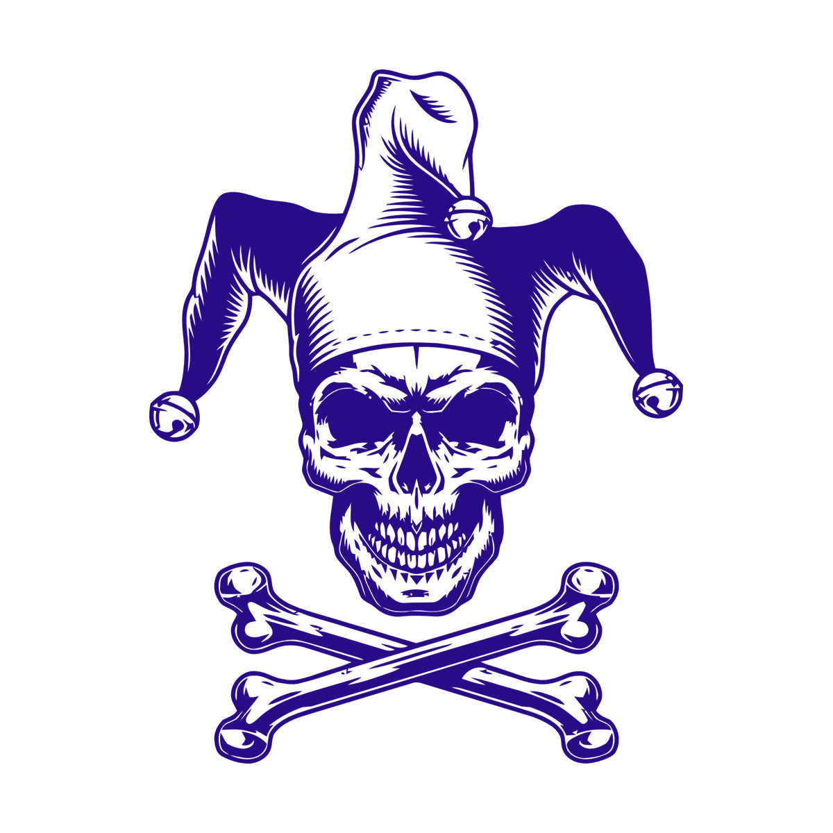 Lettering Decals Joker Skeleton Skull Bones Gambling Removable Without Leaving Glue