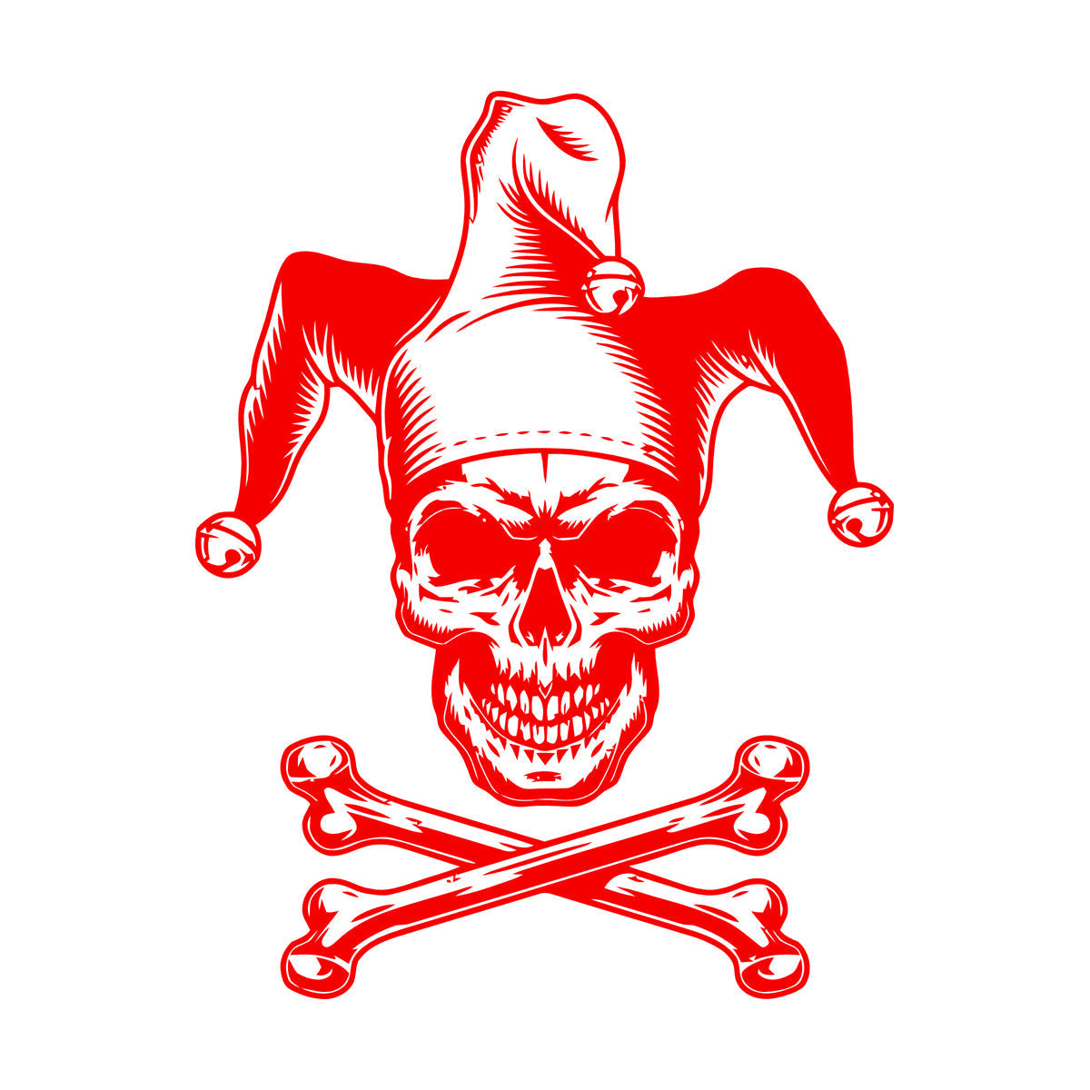 Lettering Decals Joker Skeleton Skull Bones Gambling Removable Without Leaving Glue