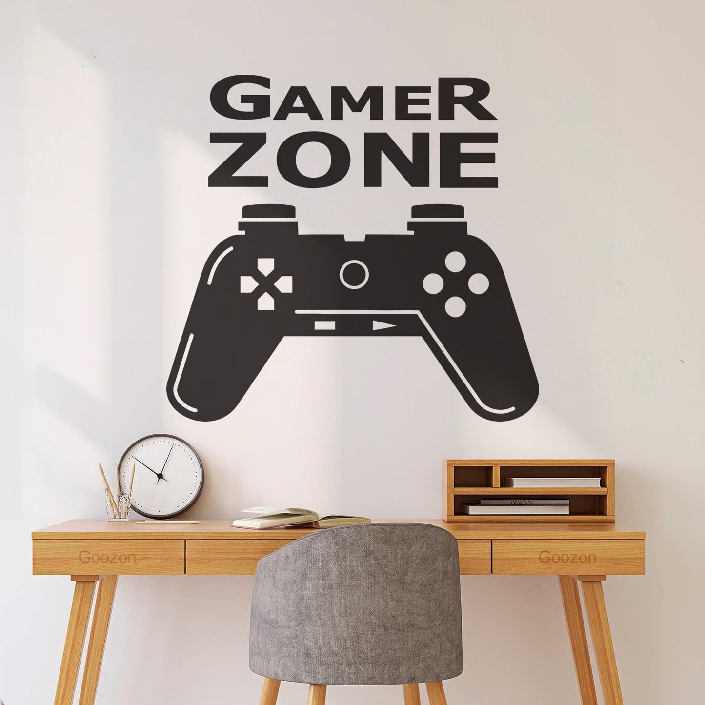 Wall Stickers Paster Paper Joystick Gaming Teen Boys Game Zone It Won'T Fall Off