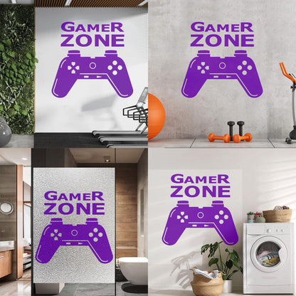 Wall Stickers Paster Paper Joystick Gaming Teen Boys Game Zone It Won'T Fall Off