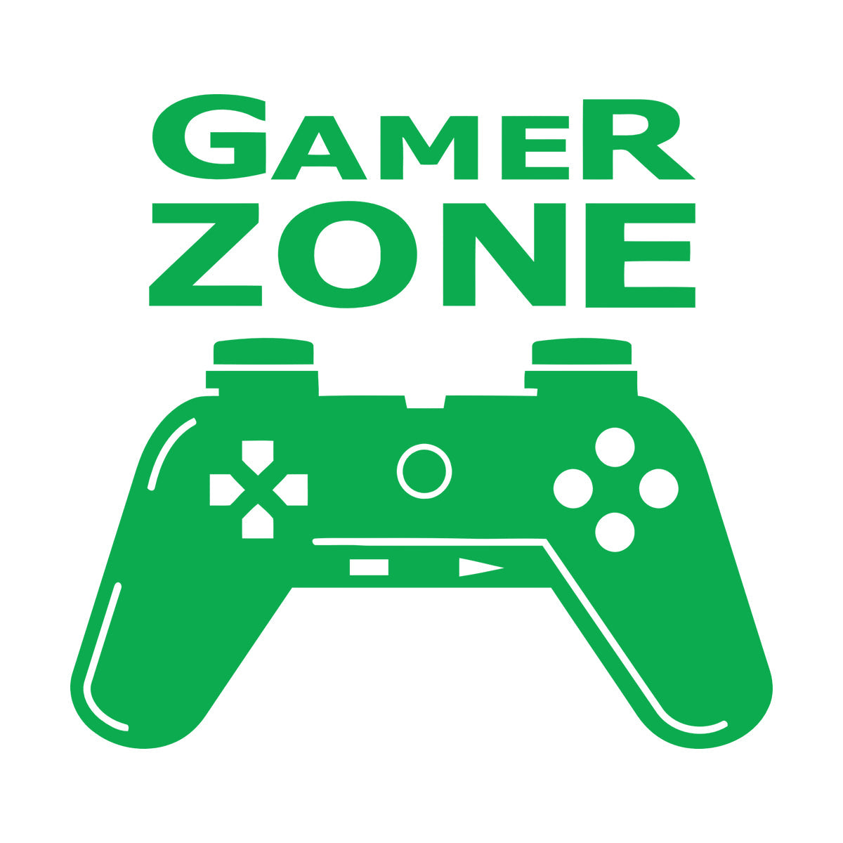 Wall Stickers Paster Paper Joystick Gaming Teen Boys Game Zone It Won'T Fall Off