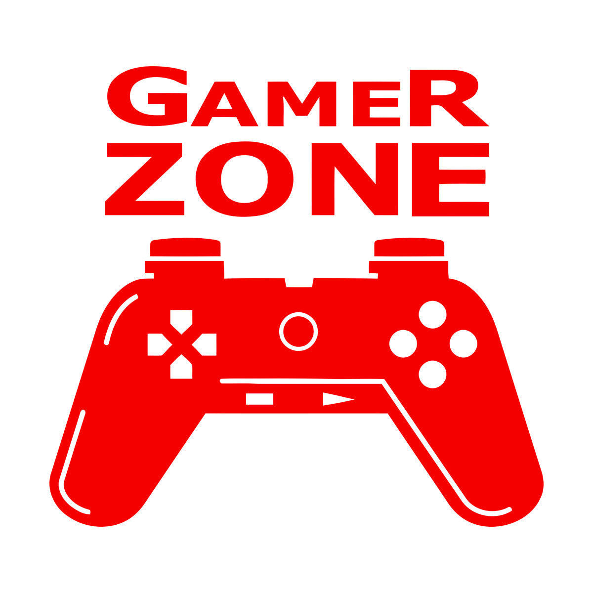 Wall Stickers Paster Paper Joystick Gaming Teen Boys Game Zone It Won'T Fall Off