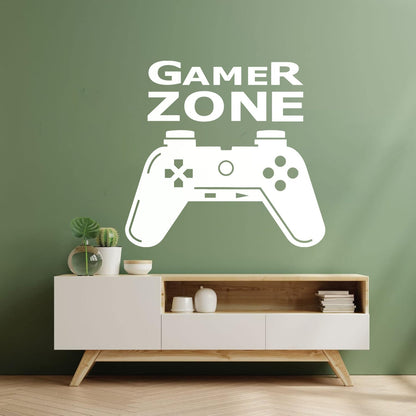 Wall Stickers Paster Paper Joystick Gaming Teen Boys Game Zone It Won'T Fall Off