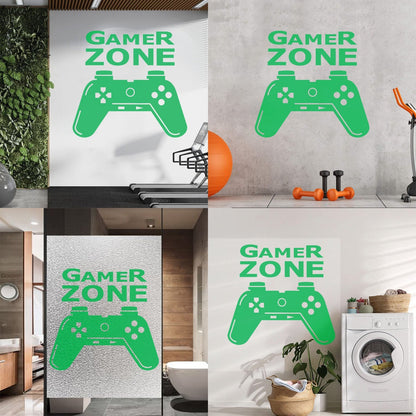 Wall Stickers Paster Paper Joystick Gaming Teen Boys Game Zone It Won'T Fall Off