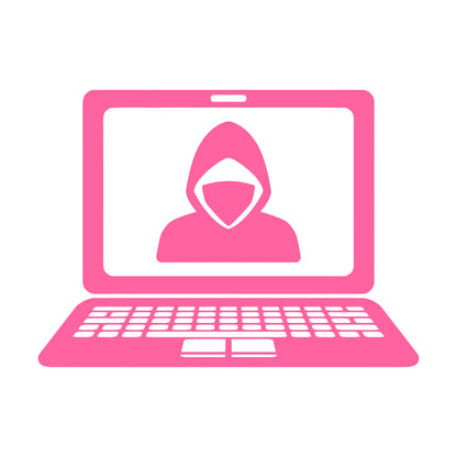 Wall Vinyl Sticker Decor Hacker Laptop Internet It Technology Programmer Multiple Size Options