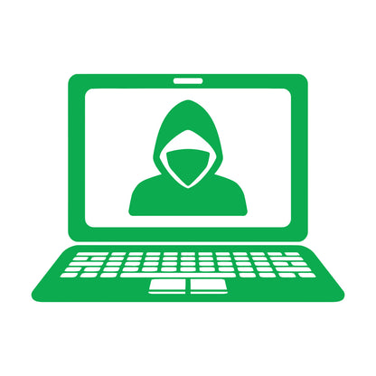 Wall Vinyl Sticker Decor Hacker Laptop Internet It Technology Programmer Multiple Size Options