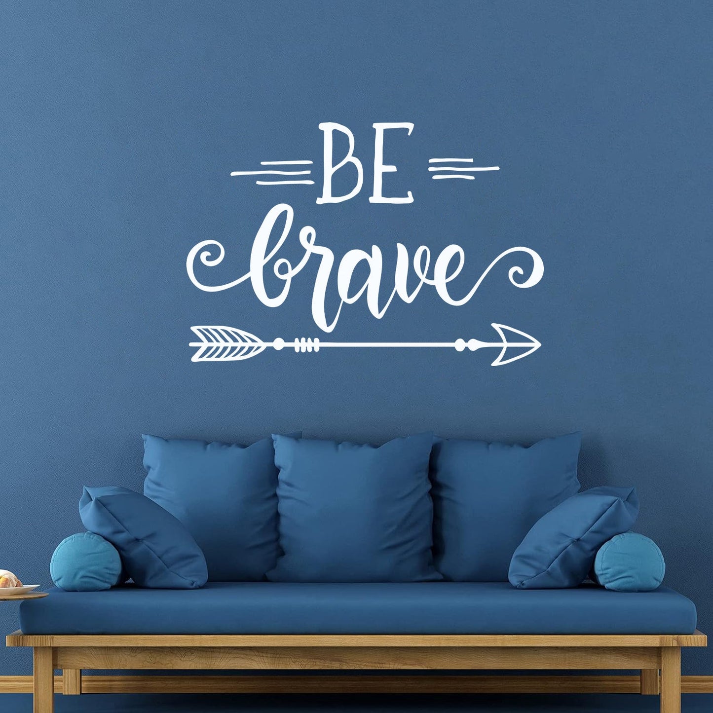Wall Stickers Be Brave Arrows Feathers Ethnic Inspiration It Won'T Fall Off