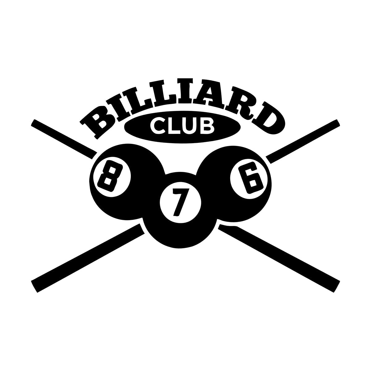 Fine Carving Decals Billiards Club Cue Balls Poolroom Personalized Customization