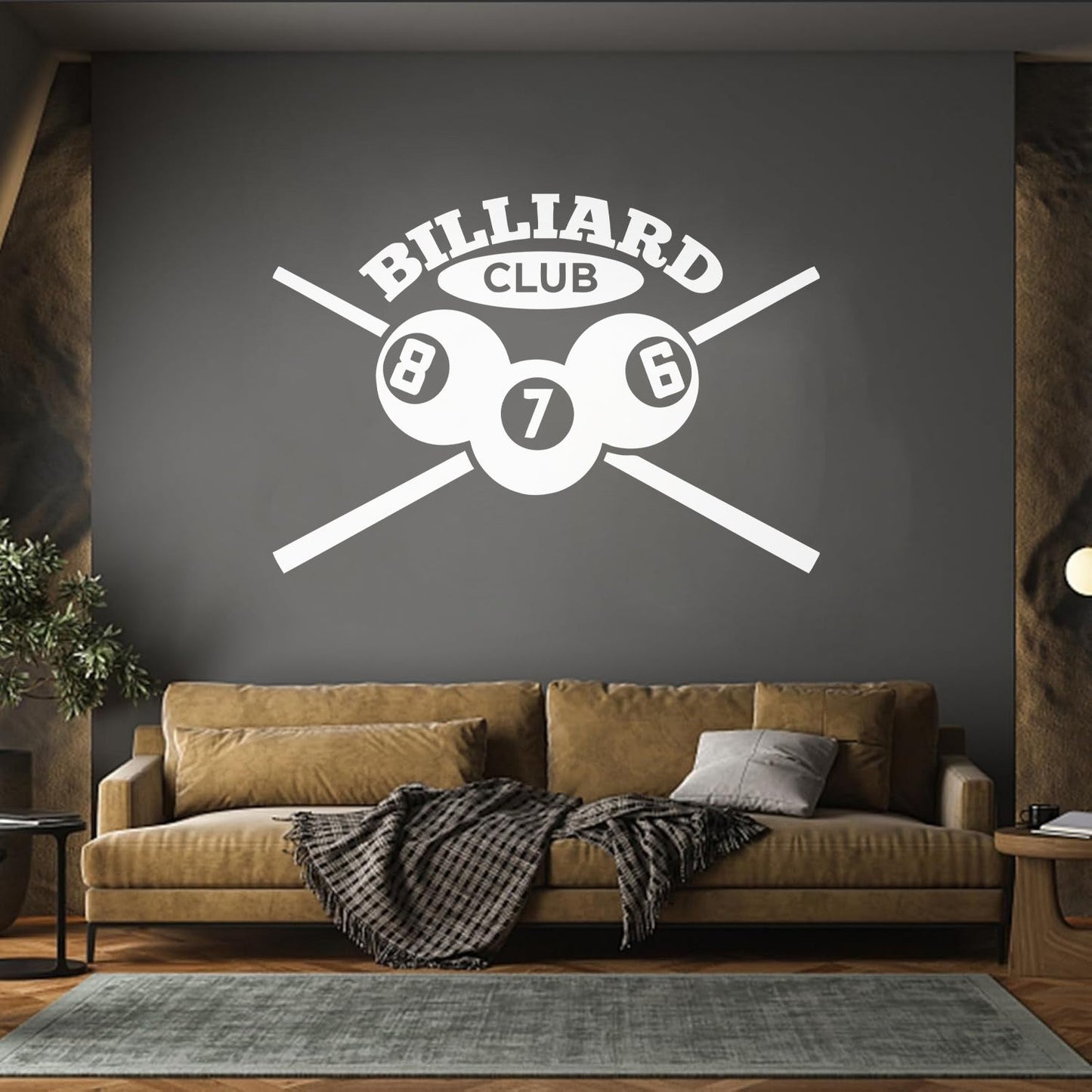 Fine Carving Decals Billiards Club Cue Balls Poolroom Personalized Customization