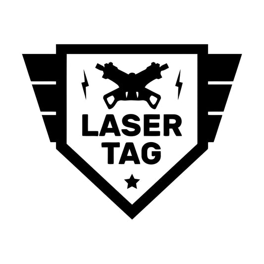 Lettering Stickers Lettering Laser Tag Player Club Window Decals