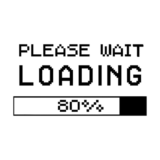 Loading Please Wait Gaming Zone Kids Man Cave Creative Room Wall Decals Tattoo Culture