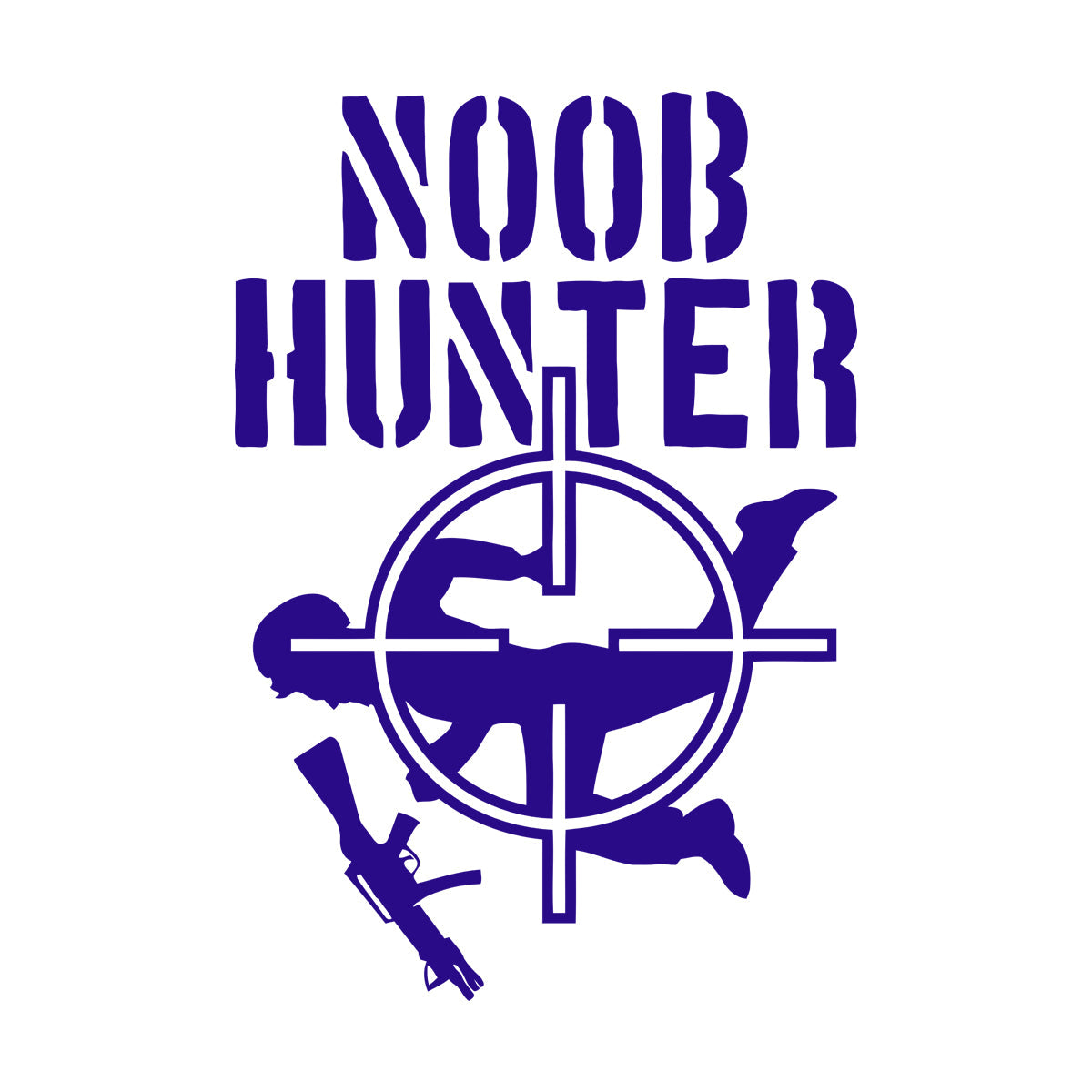 Vinyl Art Sticker Noob Hunter Game Video Games Shooting Waterproof
