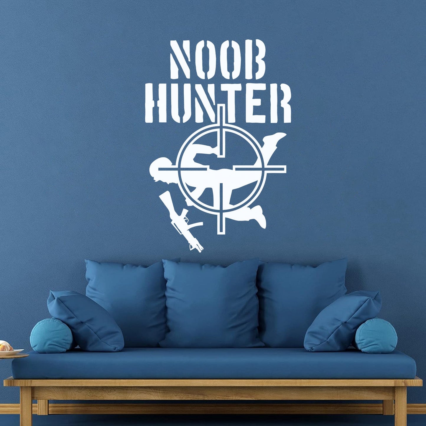 Vinyl Art Sticker Noob Hunter Game Video Games Shooting Waterproof