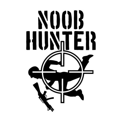 Vinyl Art Sticker Noob Hunter Game Video Games Shooting Waterproof