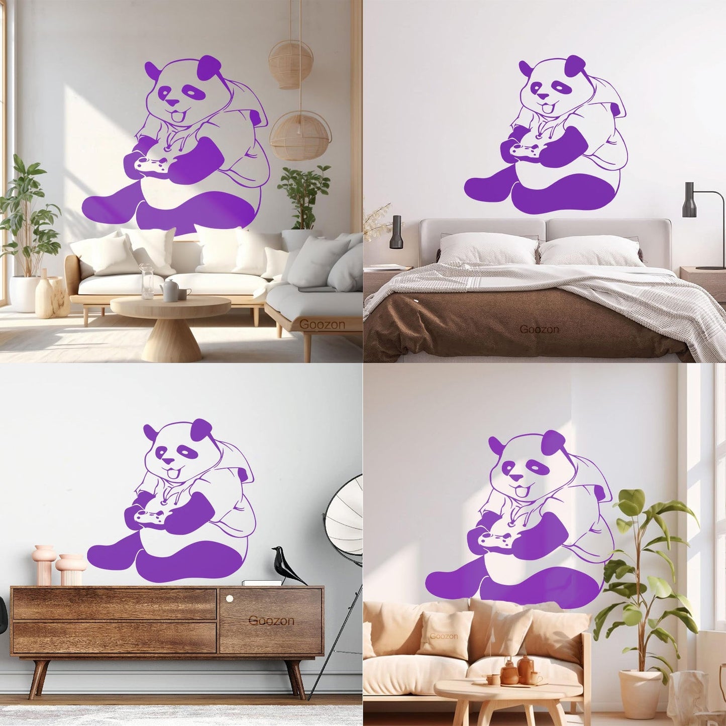 Wall Decals Pvc Panda Game Teen Video Game Can Modify And Add Information