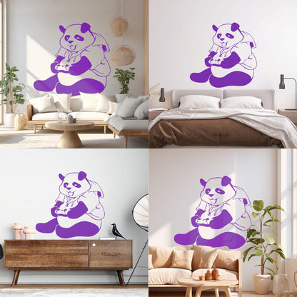 Wall Decals Pvc Panda Game Teen Video Game Can Modify And Add Information