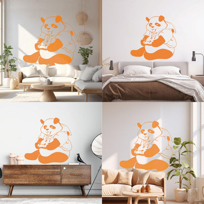 Wall Decals Pvc Panda Game Teen Video Game Can Modify And Add Information