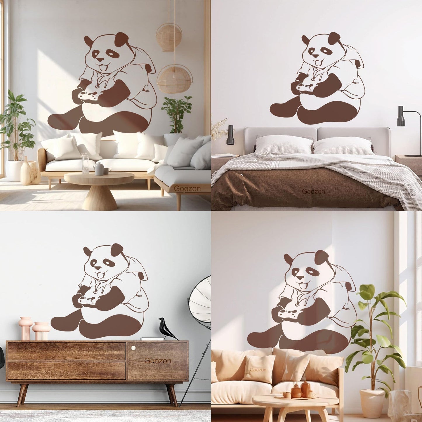Wall Decals Pvc Panda Game Teen Video Game Can Modify And Add Information