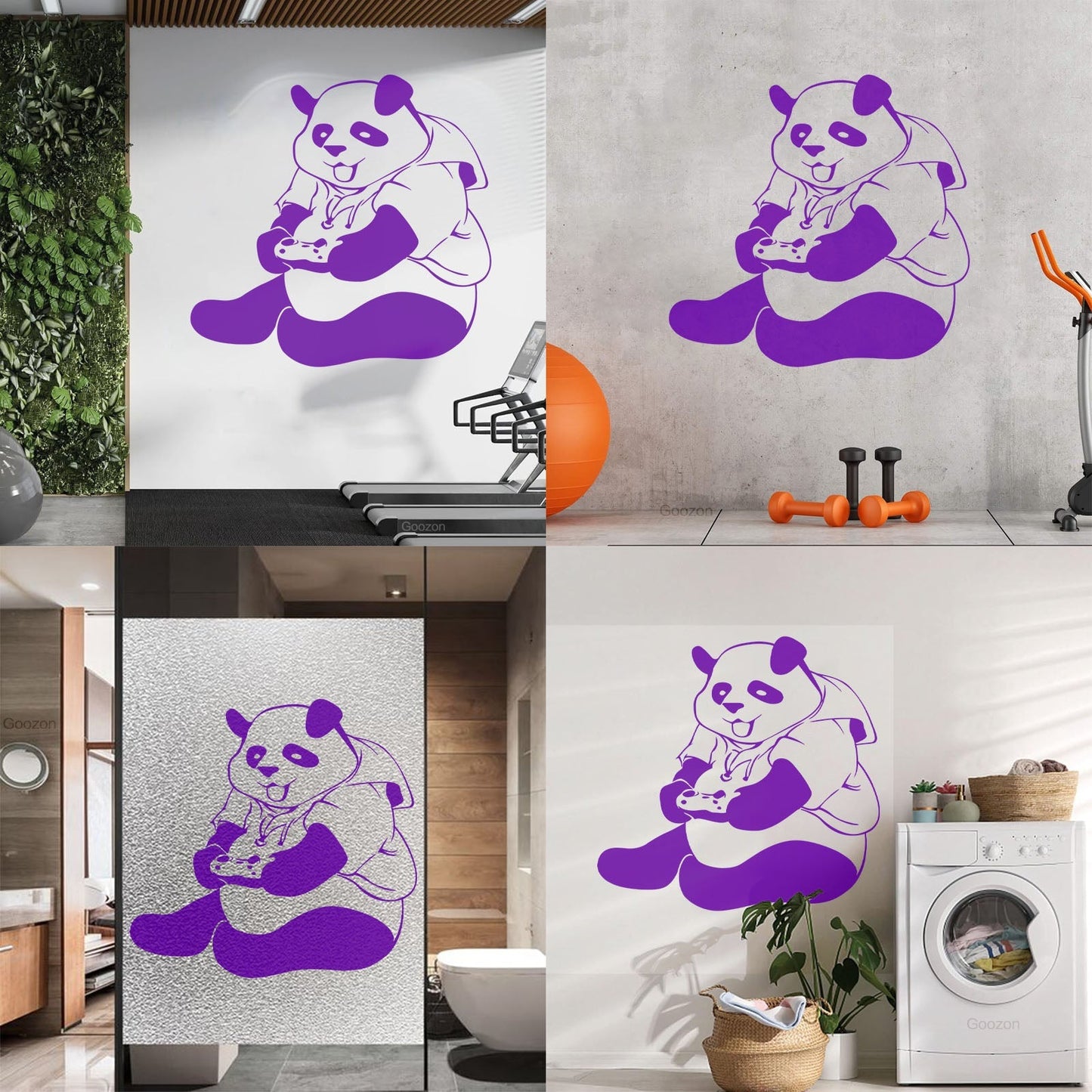 Wall Decals Pvc Panda Game Teen Video Game Can Modify And Add Information