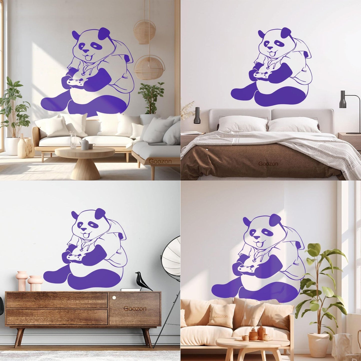 Wall Decals Pvc Panda Game Teen Video Game Can Modify And Add Information