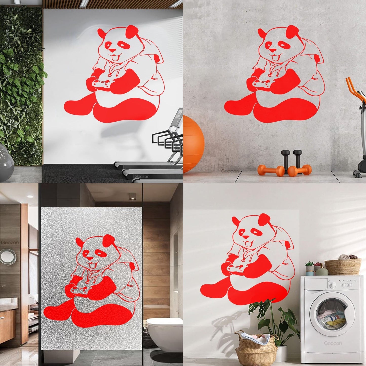 Wall Decals Pvc Panda Game Teen Video Game Can Modify And Add Information