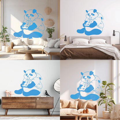 Wall Decals Pvc Panda Game Teen Video Game Can Modify And Add Information