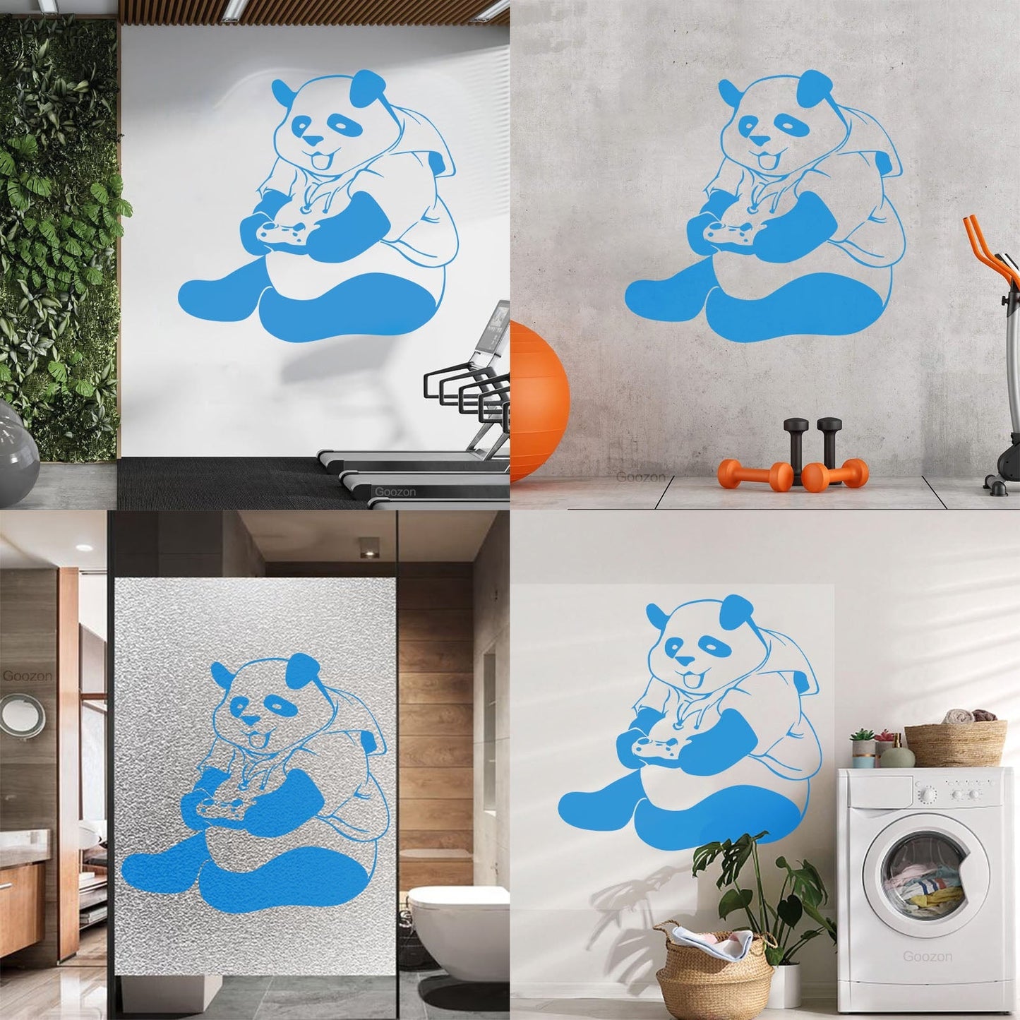 Wall Decals Pvc Panda Game Teen Video Game Can Modify And Add Information