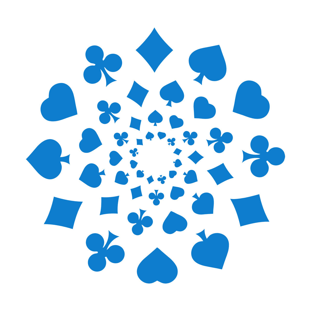 Wall Vinyl Sticker Decor Playing Card Poker Gambling Gambler Game Room Self Adhesive