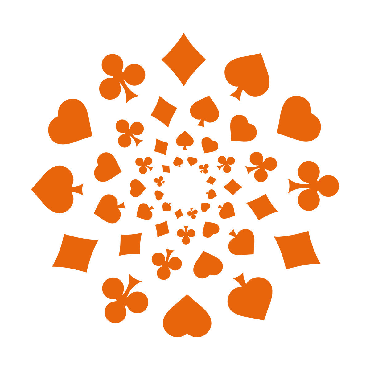 Wall Vinyl Sticker Decor Playing Card Poker Gambling Gambler Game Room Self Adhesive