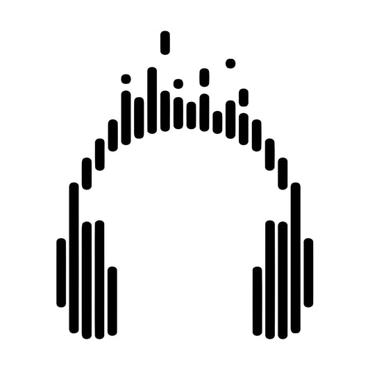 Vinyl Art Sticker Headphones Music Play Dj Teen Listen Songs Easy Installation