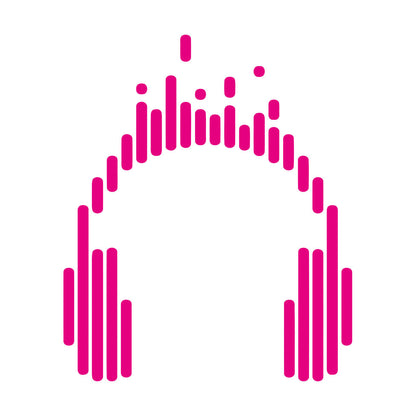 Vinyl Art Sticker Headphones Music Play Dj Teen Listen Songs Easy Installation