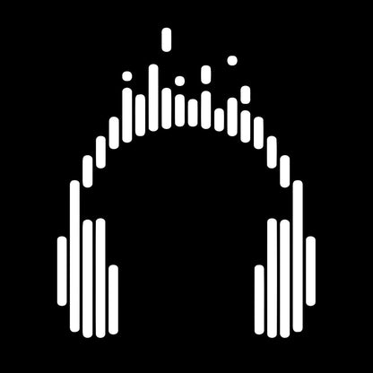 Vinyl Art Sticker Headphones Music Play Dj Teen Listen Songs Easy Installation