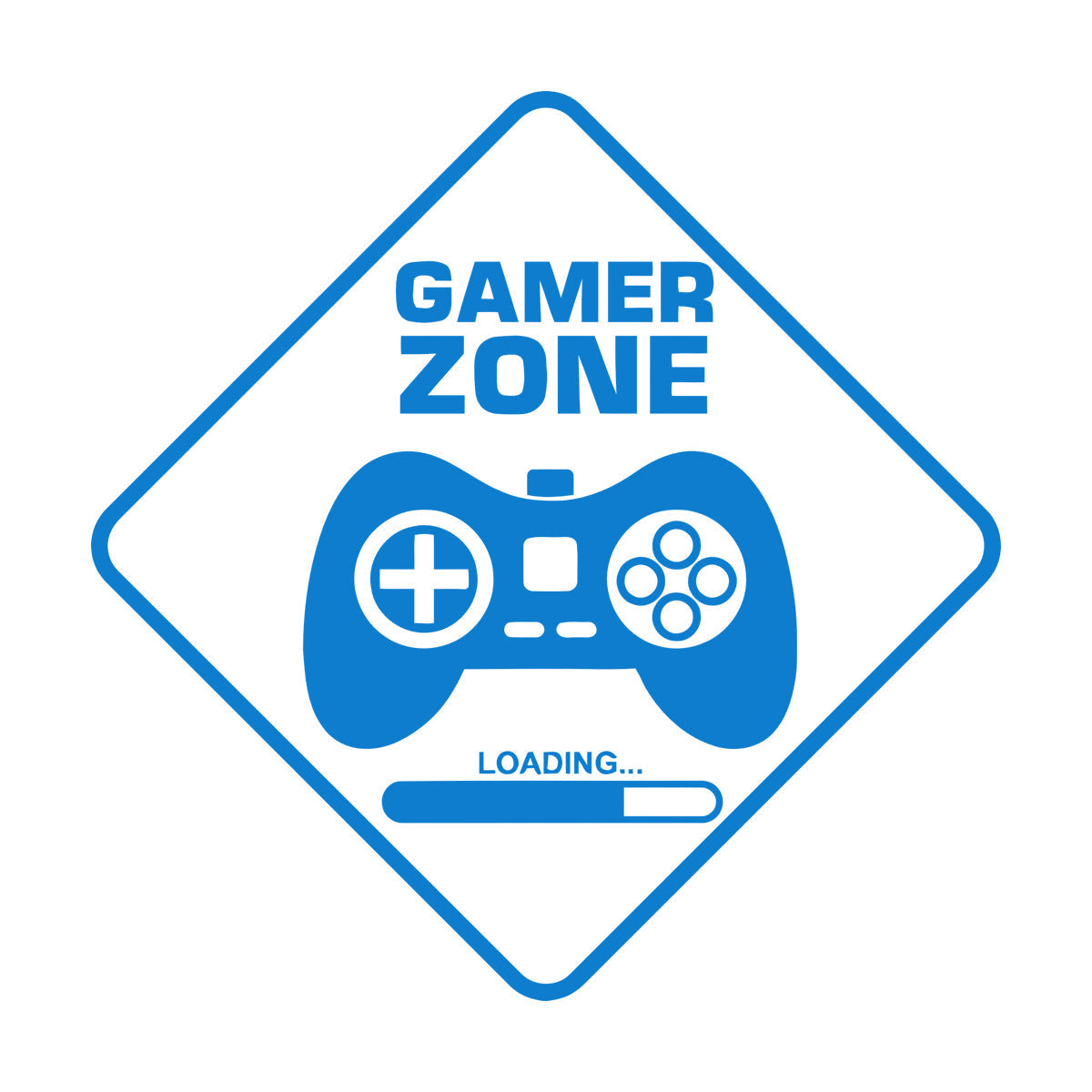 Engraving Stickers Playroom Computer Zone Gaming Joystick Art Mural Painting