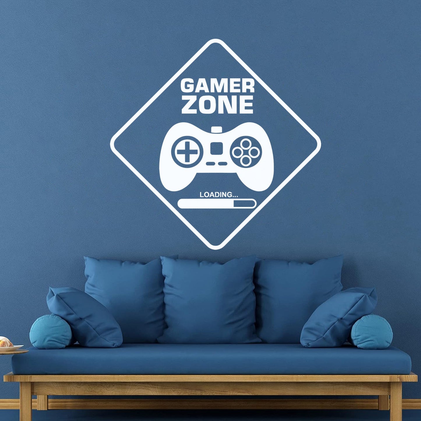 Engraving Stickers Playroom Computer Zone Gaming Joystick Art Mural Painting