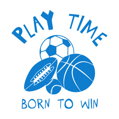 Lettering Stickers Play Time Motivation Words Logo Children'S Playroom It Won'T Fall Off