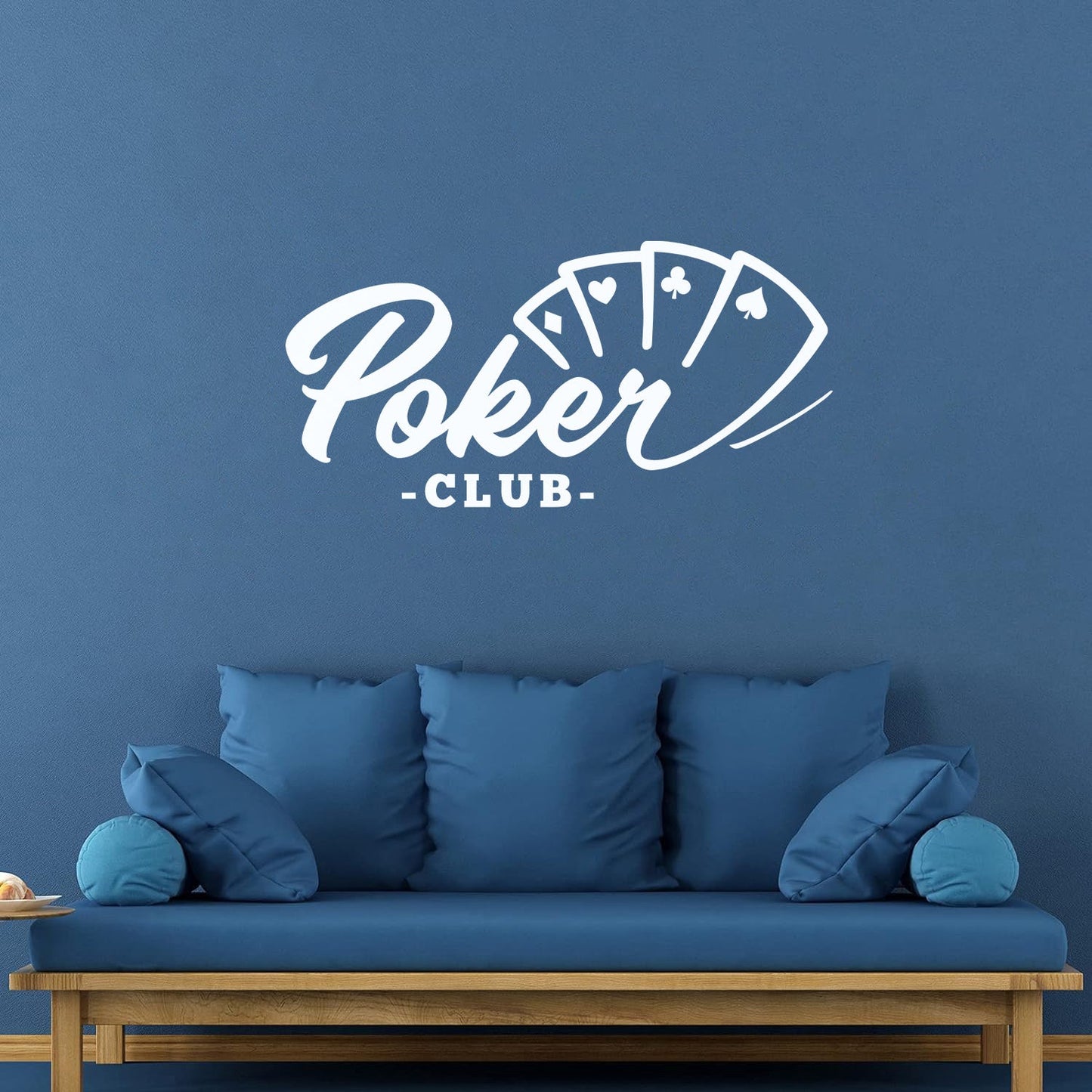 Poker Club Cards Gambling Ace Casino Wall Decals Paster Paper Personalized Customization