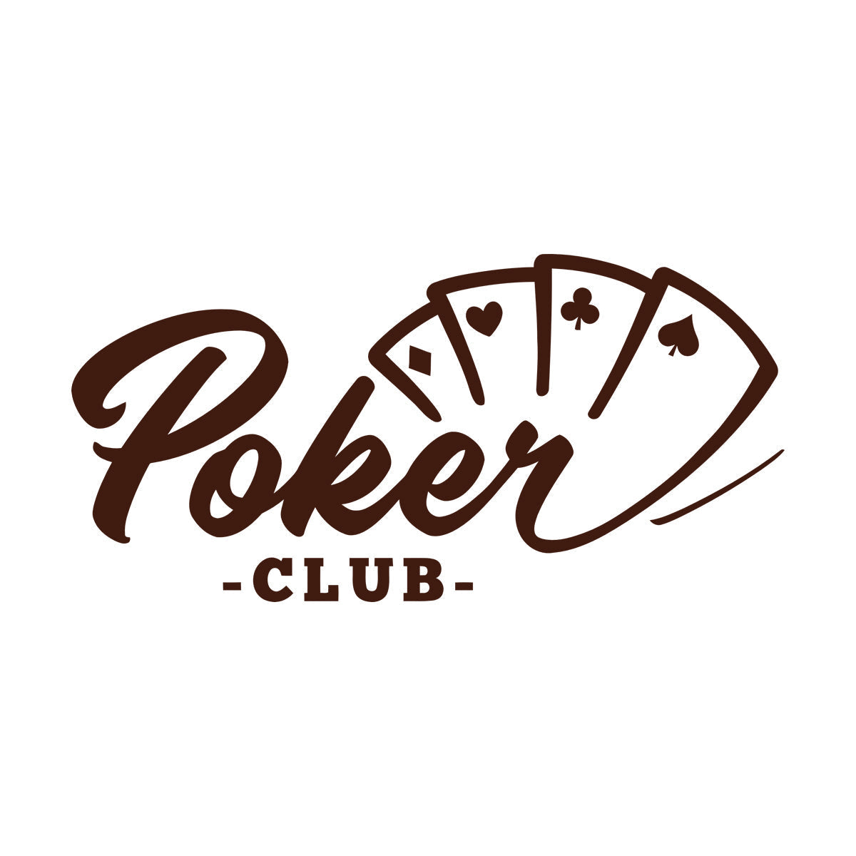Poker Club Cards Gambling Ace Casino Wall Decals Paster Paper Personalized Customization