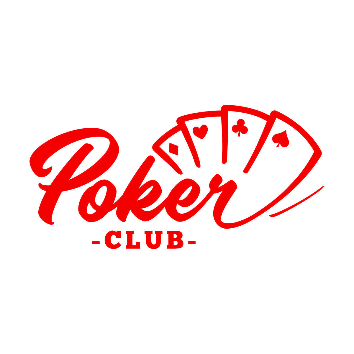 Poker Club Cards Gambling Ace Casino Wall Decals Paster Paper Personalized Customization