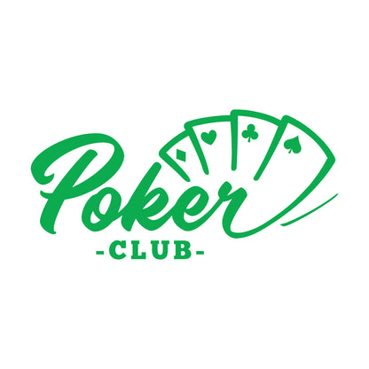 Poker Club Cards Gambling Ace Casino Wall Decals Paster Paper Personalized Customization