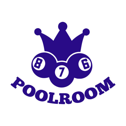 Vinyl Wall Stickers Poolroom Crown Balls Cue Billiards Hobbies Can Modify And Add Information