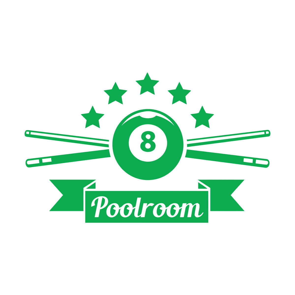 Wall Decals Professional Billiard Club Pool Playroom Art Decoration