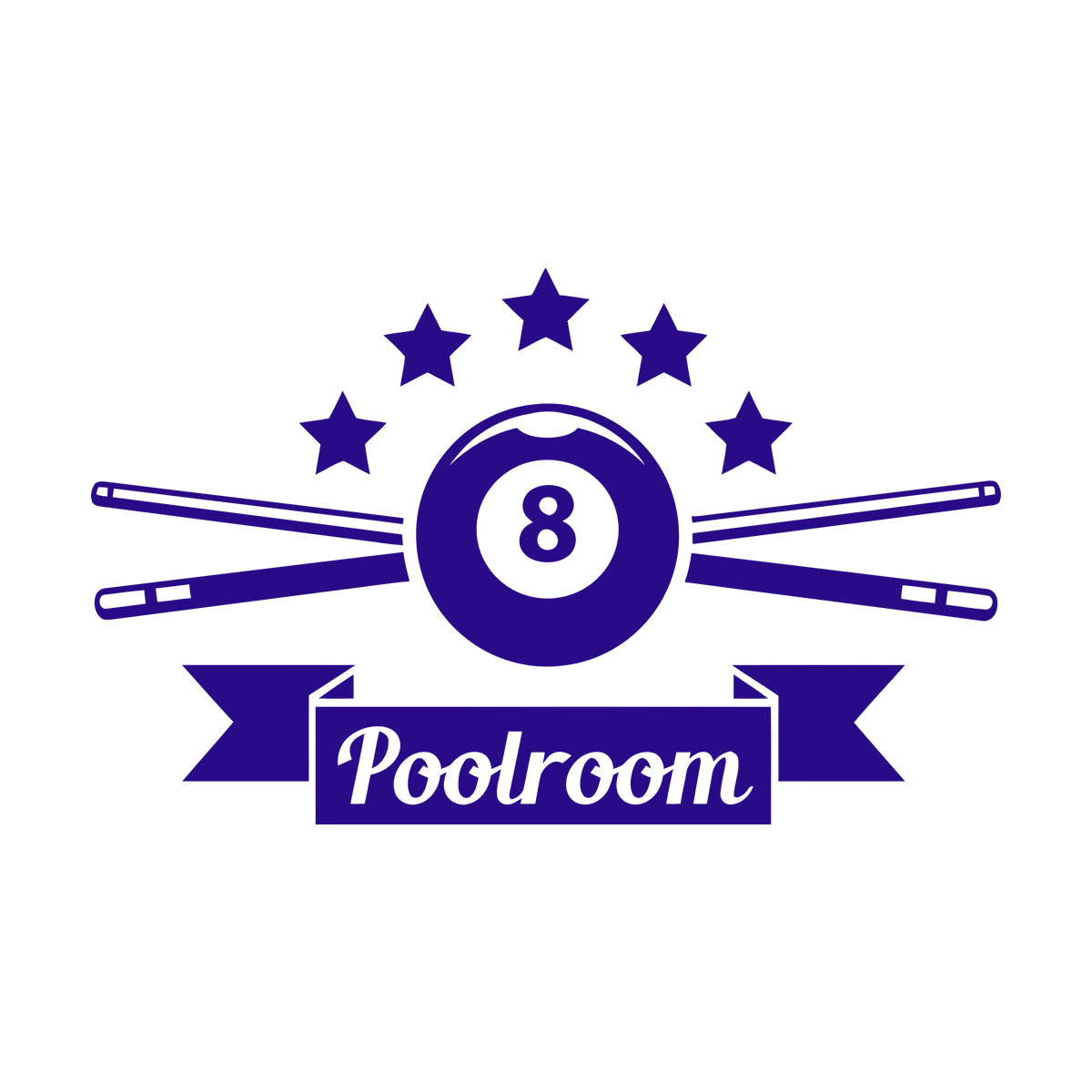 Wall Decals Professional Billiard Club Pool Playroom Art Decoration