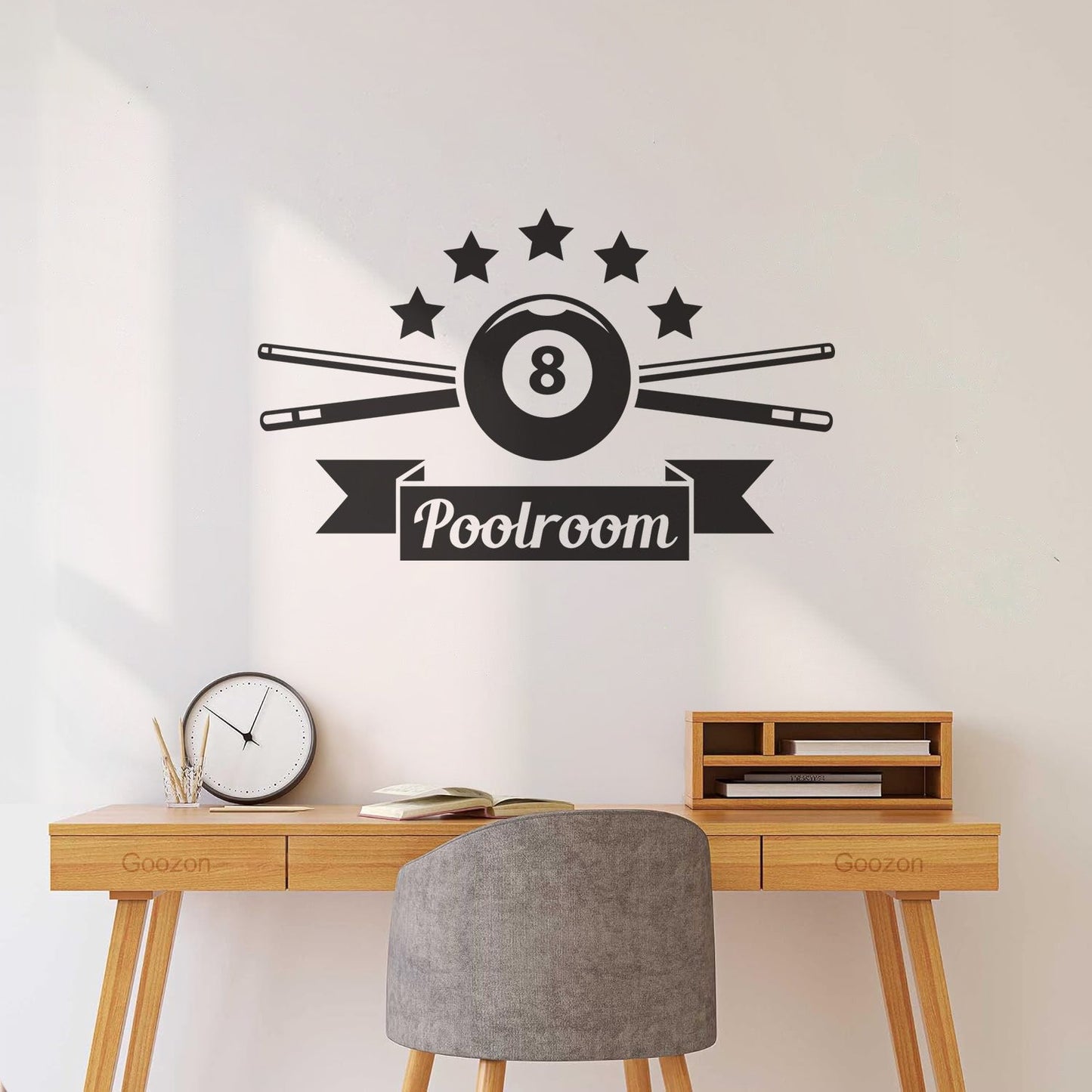 Wall Decals Professional Billiard Club Pool Playroom Art Decoration