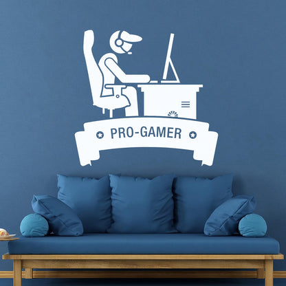 Pro Game Video Games Playroom Boys Engraving Decals Car Body Decoration